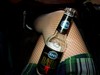 leg and beer