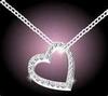 a heart diamond necklace