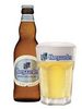 a cold glass of hoegaarden white