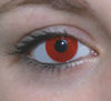 red contact lenses!