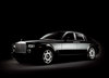 a black Rolls Royce Phantom!