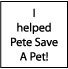 I Helped Pete Save A Pet!!