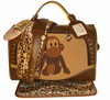 monkey w/ lepord pet carrier