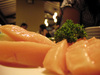 salmon sashimi