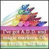 magic markers